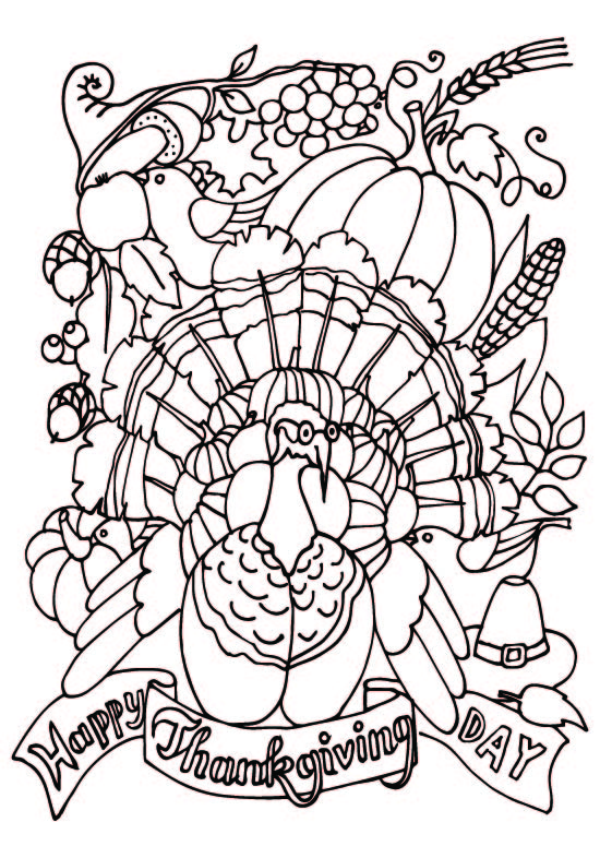 Happy Thanksgiving Coloring Book for Kids Ages 4-8: Turkey Farmer